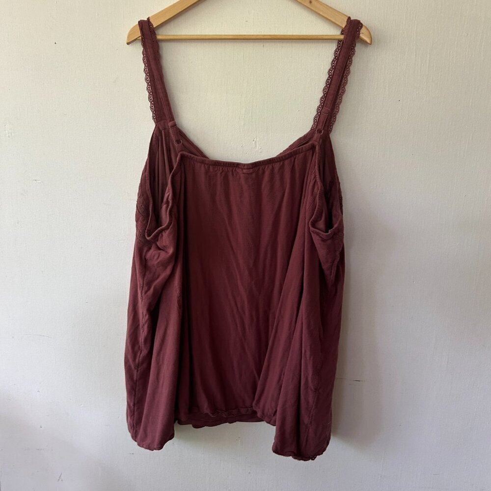 Torrid Tank Y2K Top Womens 6XL Purple Button Front Sleeveless Fairy Cottagecore - Picture 6 of 7